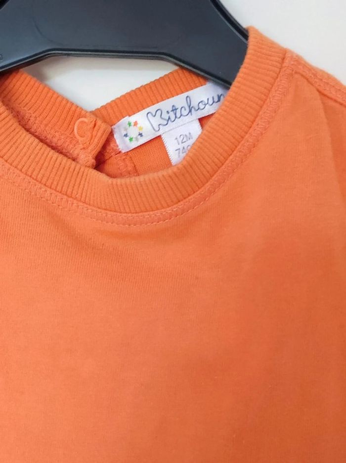 Débardeur orange crocodile vert / Kitchoun - 12 mois - photo numéro 3