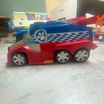 LA PAT' PATROUILLE CAMION MOBILE PIT STOP TEAM READY RACE RESCUE Paw Patrol