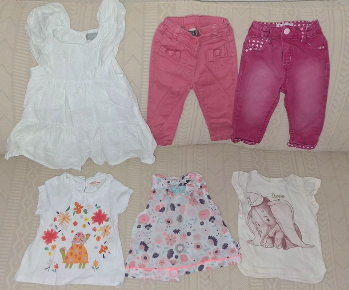 Lot vêtements bébé fille