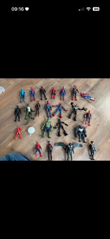 Lot de figurine Spiderman man 