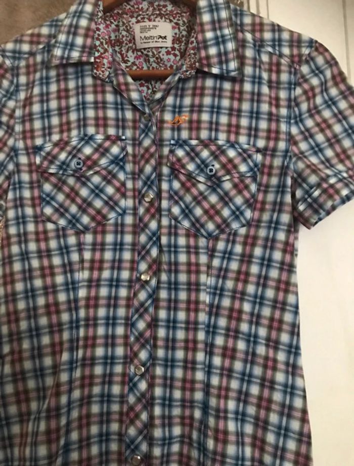 Chemise femme marque Meltin’Pot neuve avec étiquette taille XS - photo numéro 9