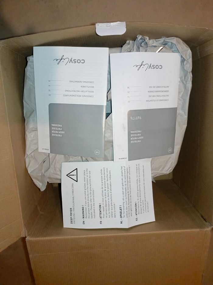 Friteuse cosylife inox 4,5L - photo numéro 3