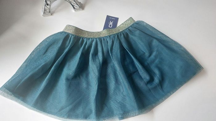 Jupe pailletées okaidi taille 4 ans neuve