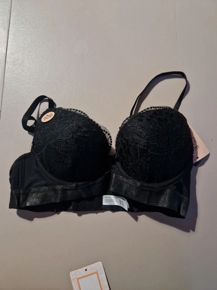 Ensemble Soutien gorge et slip 🖤 - photo numéro 2