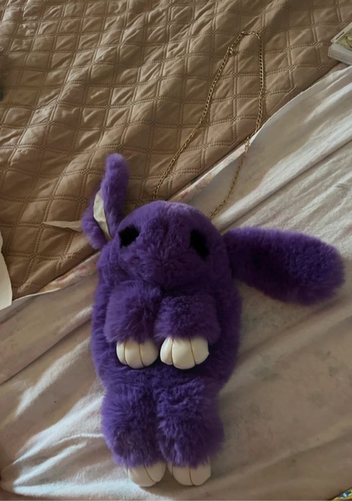 Sac lapin violet 🐰💜