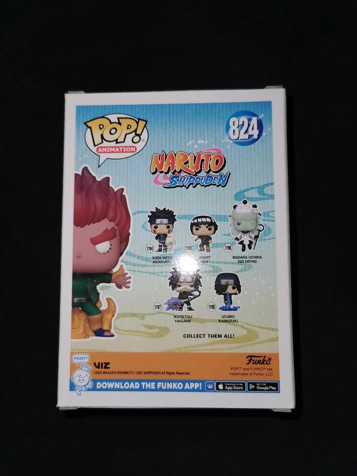 Figurine Funko Pop / Might Guy N°824 / Naruto Shippuden / Glows In The Dark Funko Spécial édition - photo numéro 3