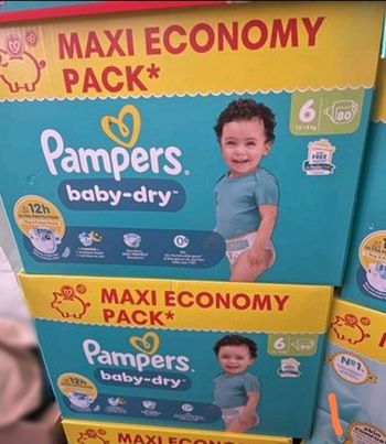 Pampers baby dry taille 6 ( 2 cartons) neufs 