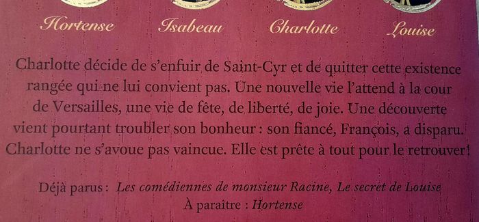 les colombes du roi-soleil - Charlotte, la rebelle - photo numéro 3