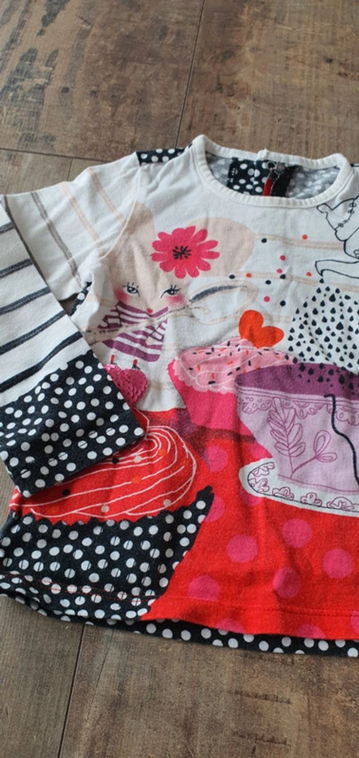 T-shirt catimini 18 mois en très bon état - photo numéro 2