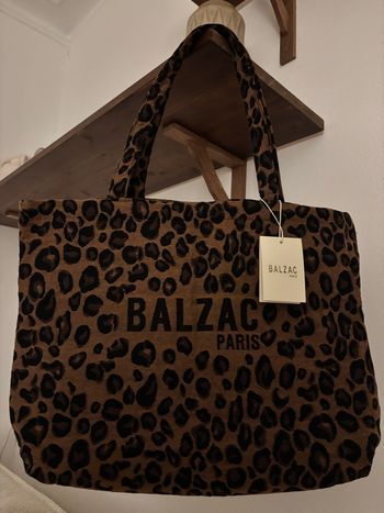 Sac cabas Balzac Paris Leopard 