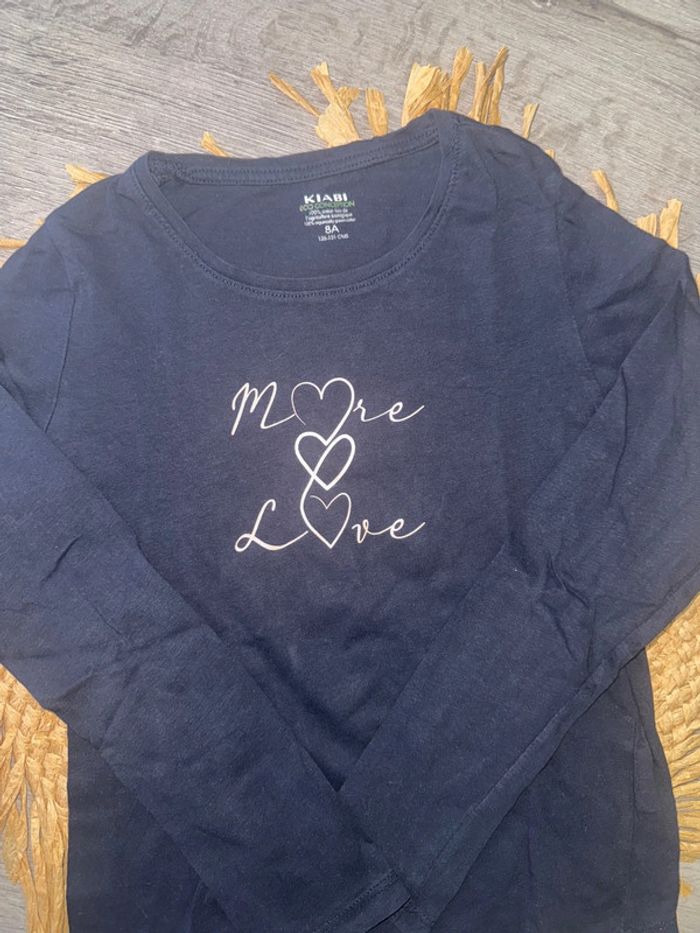 T shirt manches longues Kiabi 8 ans - photo numéro 2