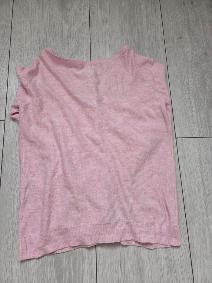 Gilet lisa rose 10 ans - photo numéro 3