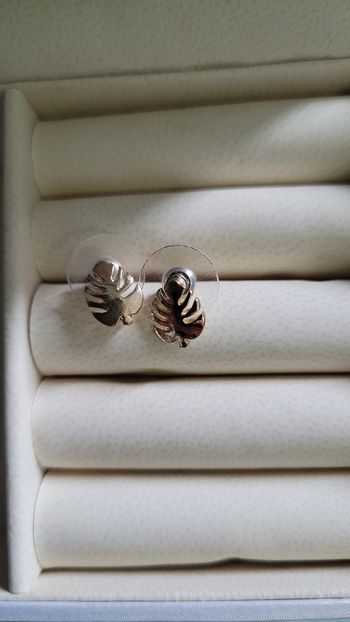Boucles d'oreilles feuillages