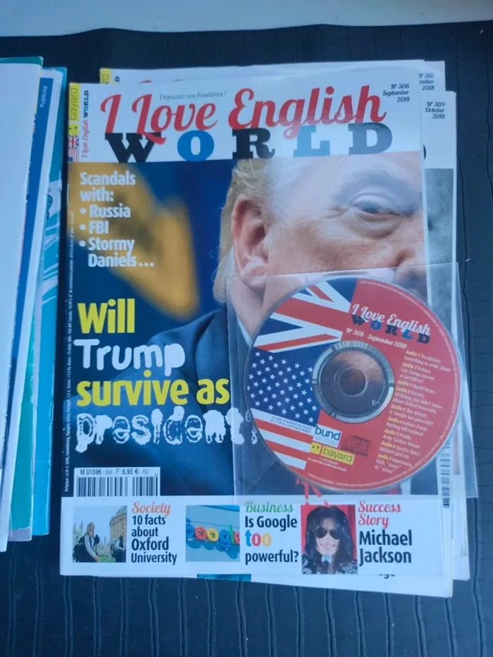 1 an d'abonnement i love english world janvier à décembre 2018 + cadeau - photo numéro 8