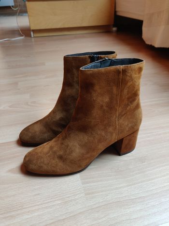 Bottines en cuir Di Donna cognac