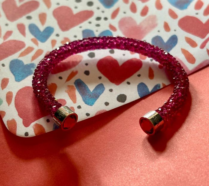 Bracelet Swarovski stardust rose fushia - photo numéro 6