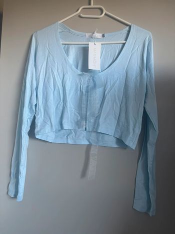 Marmont top à nouer manche longue taille unique