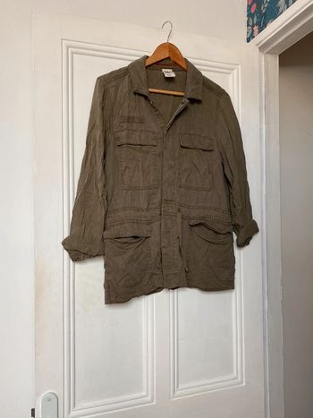 Veste légère parka kaki h&m