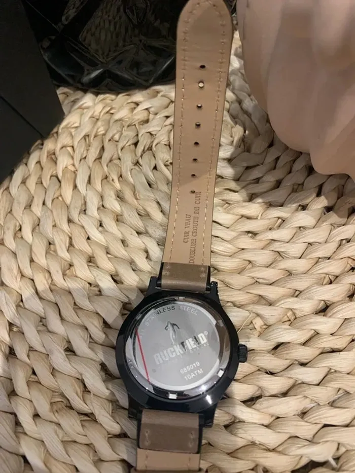 Montre Ruckfield vintage cuir marron - photo numéro 6