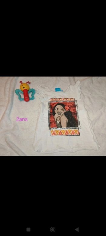 Tee shirt Vaiana Disney 2ans