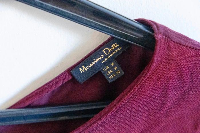 C50 blouse prune Massimo Dutti 38 - photo numéro 3