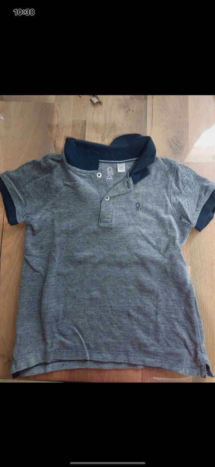 Lot 2 polos okaidi garçon  6ans