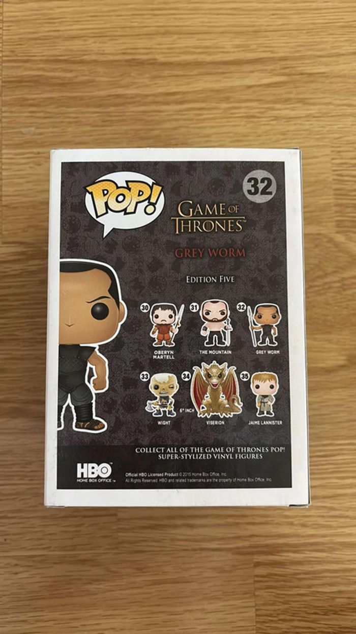 Funko Pop 32 Grey Worm - photo numéro 3