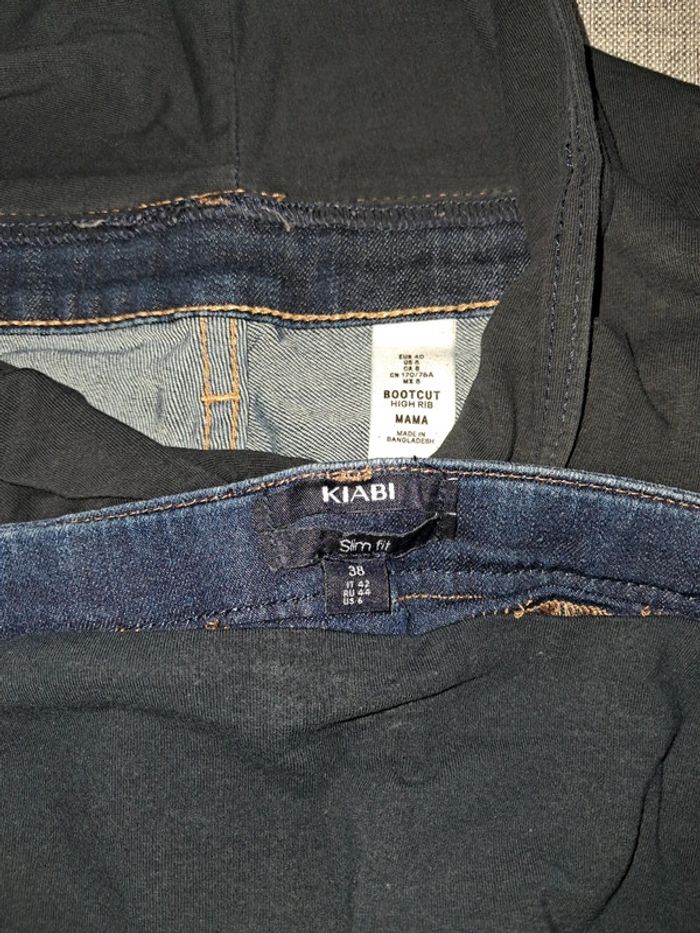 Jean's et pantacourt - grossesse  - 38/40 - Kiabi - photo numéro 2