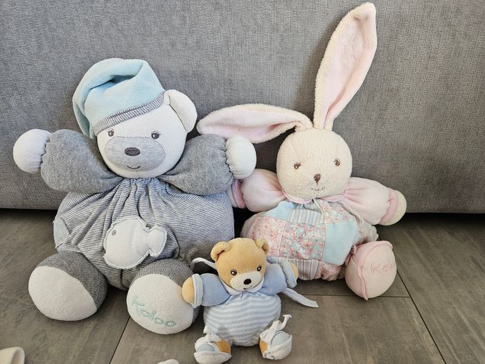 Lot kaloo ours et lapin - photo numéro 5