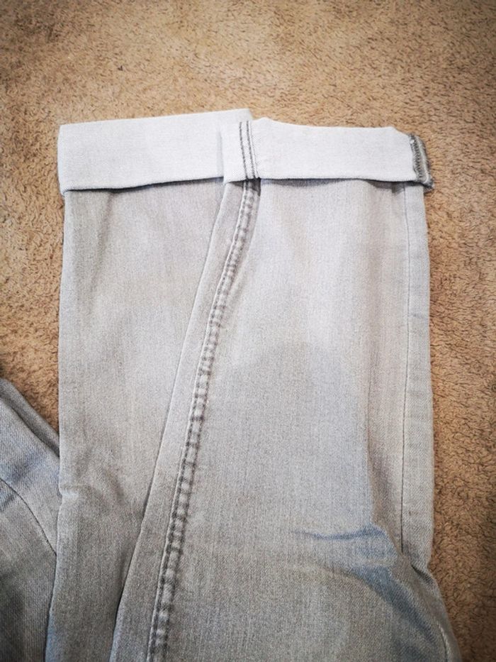 Jean de grossesse 7/8 H&M gris - photo numéro 2