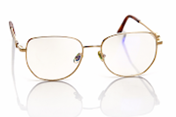 Lunettes de vue / monture métal doré – Design élégant & moderne