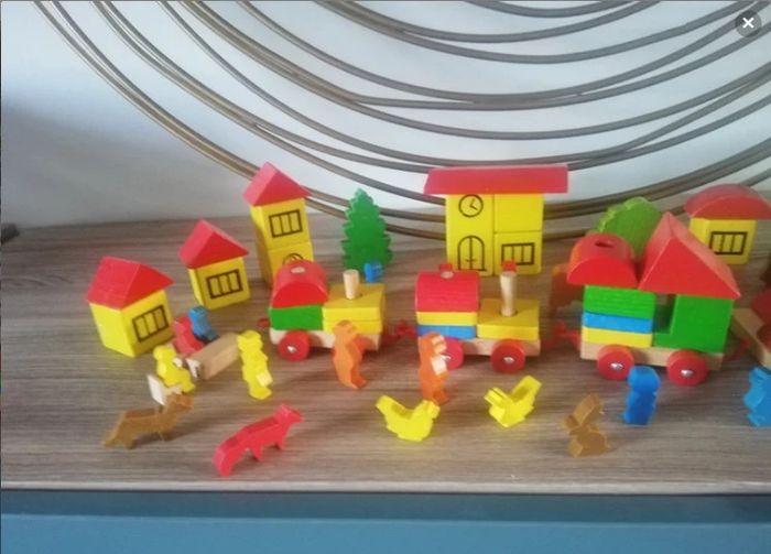Lot jouets en bois Vintage - photo numéro 5
