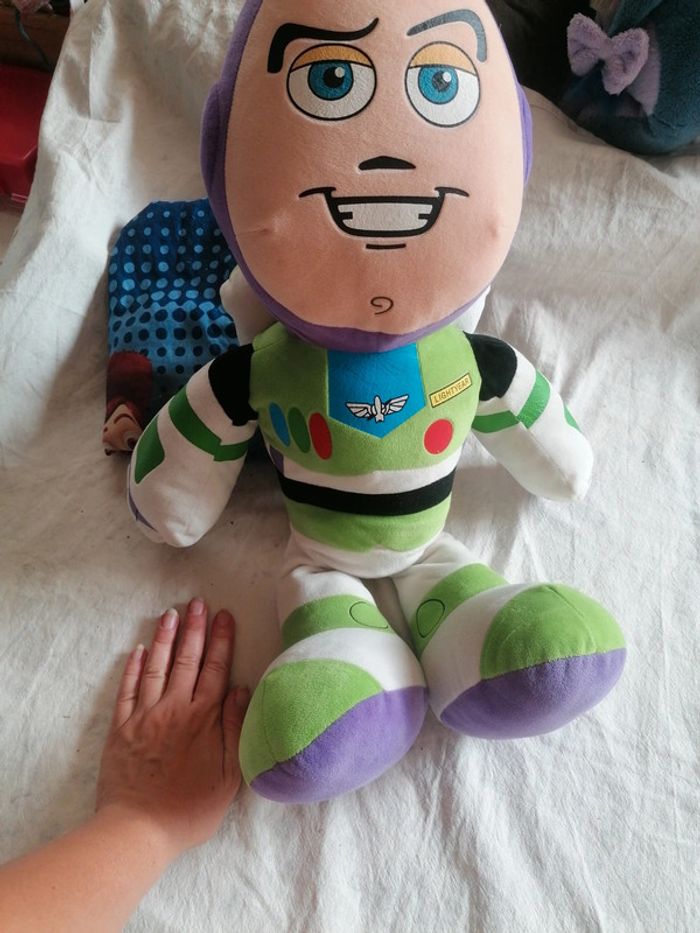 Grande peluche buzz l'éclair nicotoy - photo numéro 3