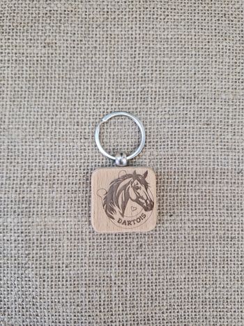 Porte clé en bois