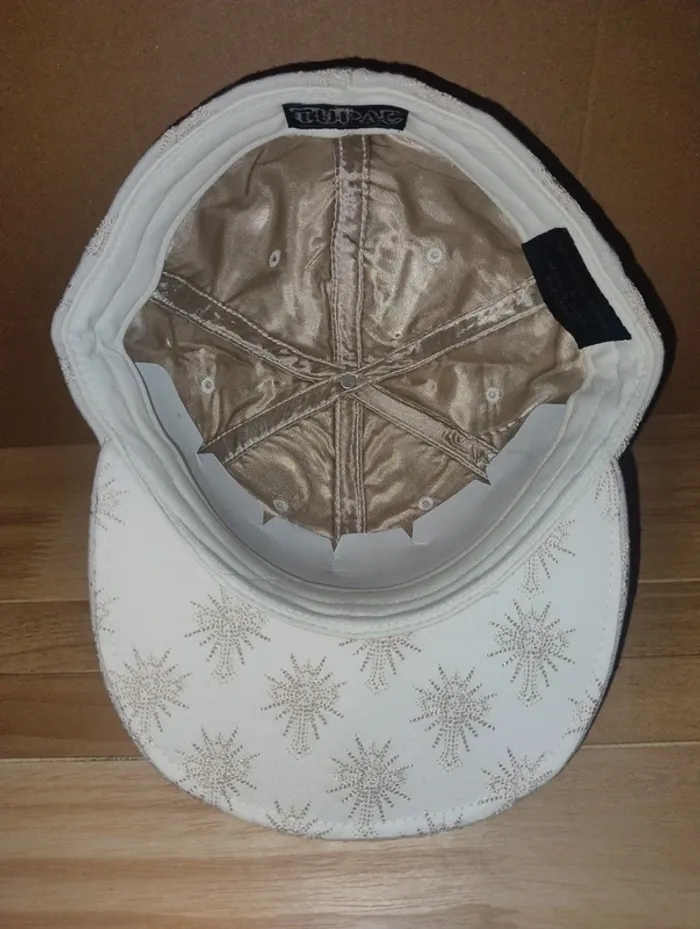 Casquette hip-hop Tupac pour femme et homme avec broderie croix, bord plat,
taille L ou 59 cm - photo numéro 4