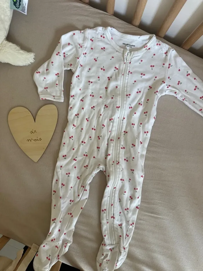 Pyjama coton cerises