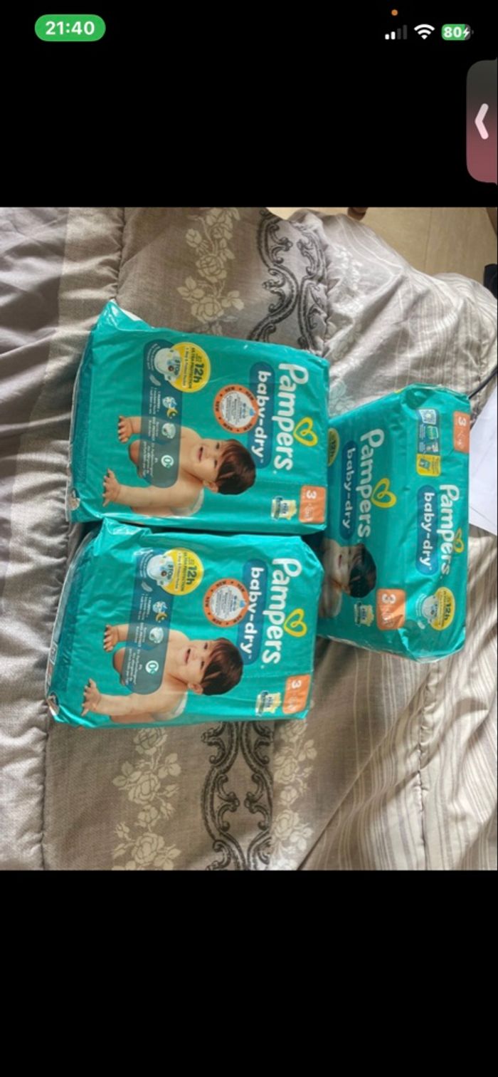 Couche Pampers