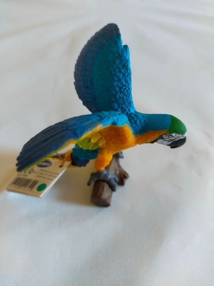 Papo  figurine Perroquet Ara Bleu - photo numéro 4