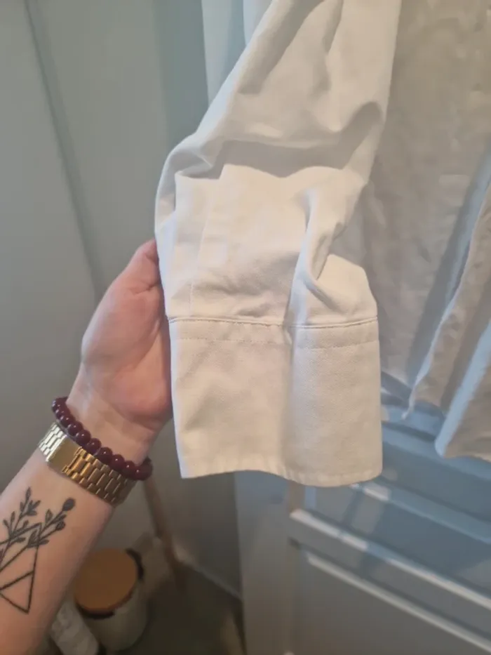 Chemise blanche marks and spencer taille l tres bon etat coton - photo numéro 4