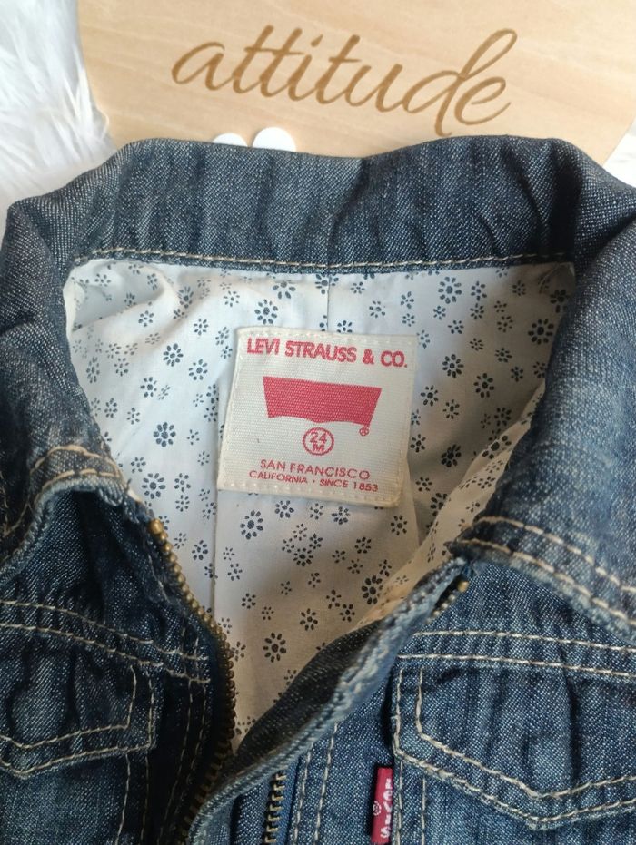 Veste jeans levis 24 mois - photo numéro 2