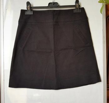 Jupe droite noire T.36 Femme