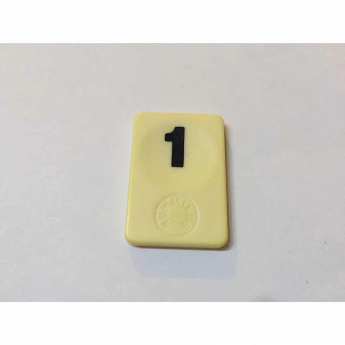 Pièce détachée tuile pion Rummikub le rami des chiffres 1986 MB - photo numéro 5
