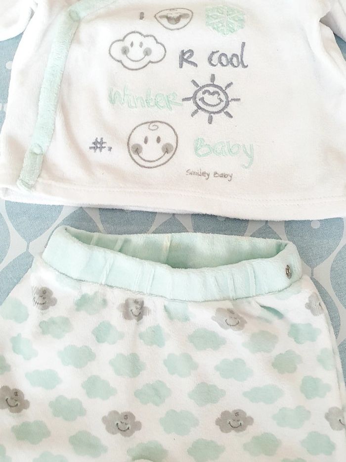 Pyjama Smiley - 1M - photo numéro 2