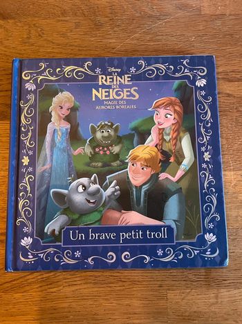 Livre La reine des neiges Magie des aurores boréales Un brave petit troll