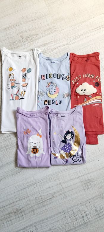 Lot de 5 Tee-shirts manches longues