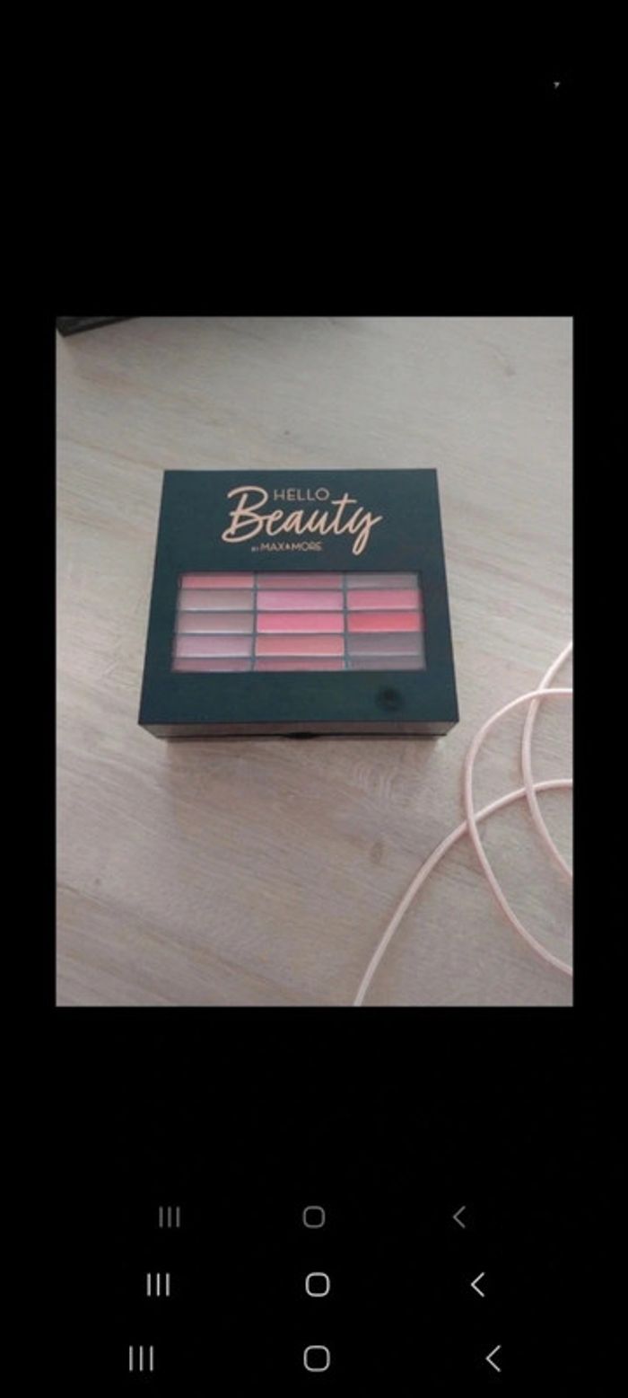 Coffret maquillage