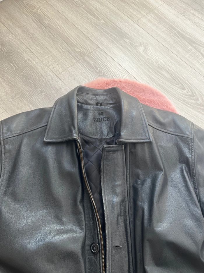 Veste cuir homme 50 noir - photo numéro 5
