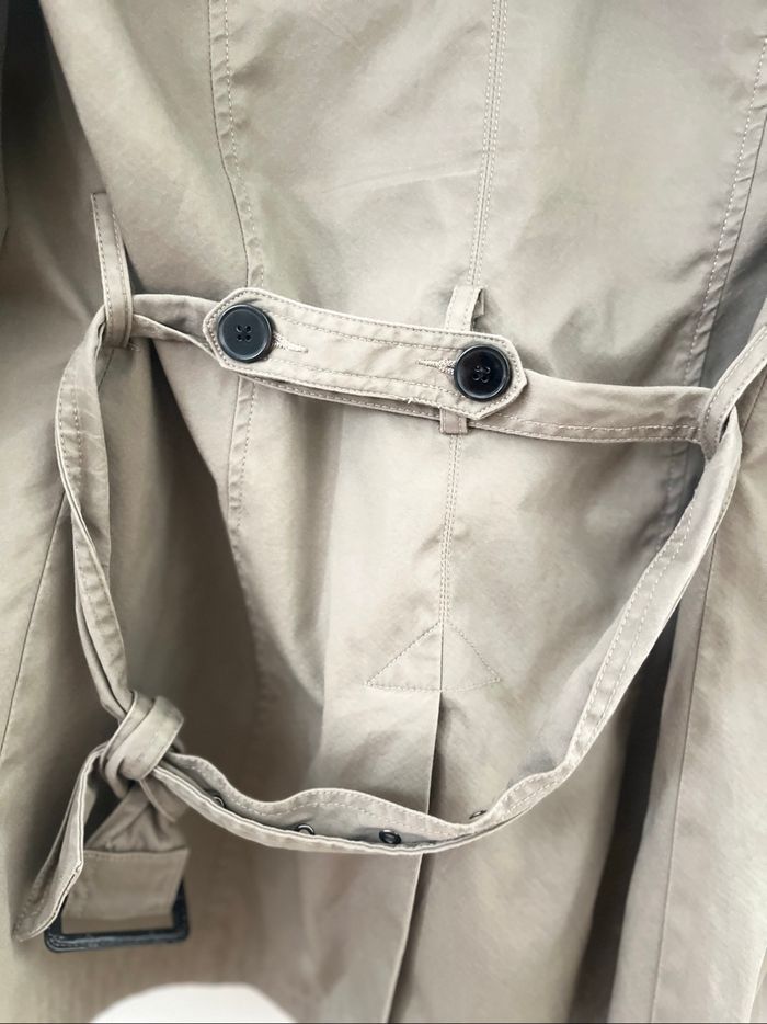 Manteau long demi saison kaki M - photo numéro 9
