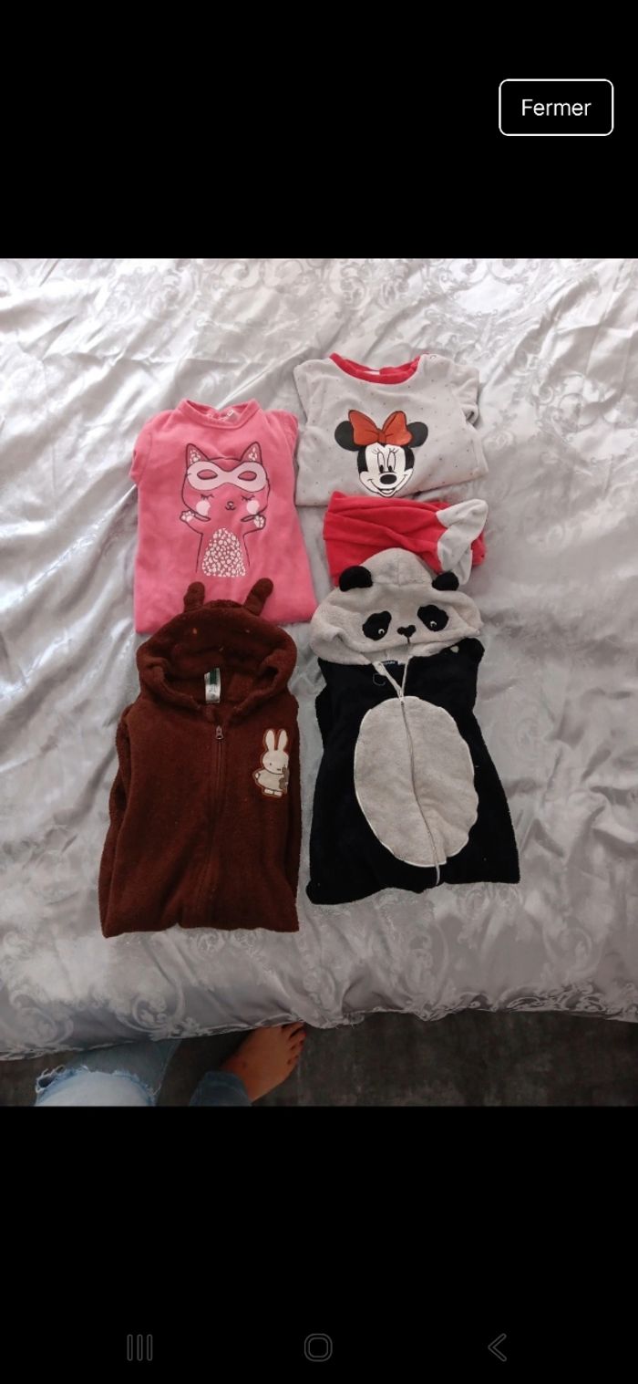 Lot pyjama 18 mois