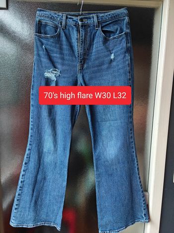 Jeans Levi's patte d'éléphant 70's high flare